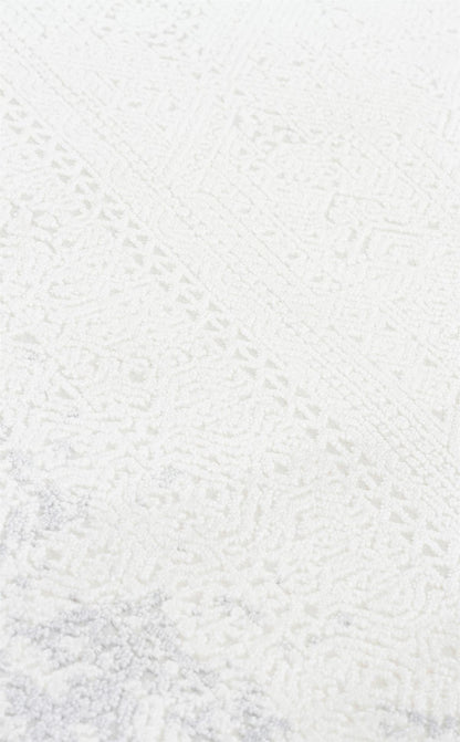 PASSAGE PLZ 03 Krem Gri halı - 100x200, 120x180, 100x300, 160x230 ölçü seçenekleri