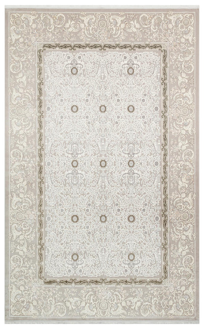 Eko Halı PASSAGE PLZ 04 Krem Vizon Yumuşak Tuşeli Sık Dokuma Modern Halı