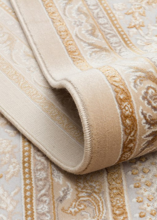 PERSIAN PER 01 Bej halı - 200x300, 250x350, 300x400, 150x220 ölçü seçenekleri