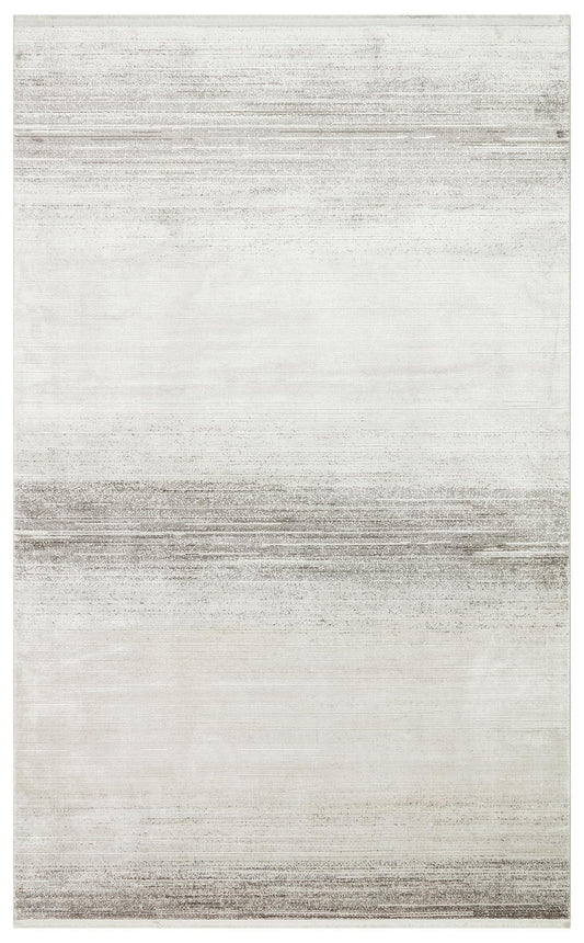 Eko Halı ROMA RM 01 Krem Gri Viskon ve Polyester ile Üretilen Şık Salon Halısı
