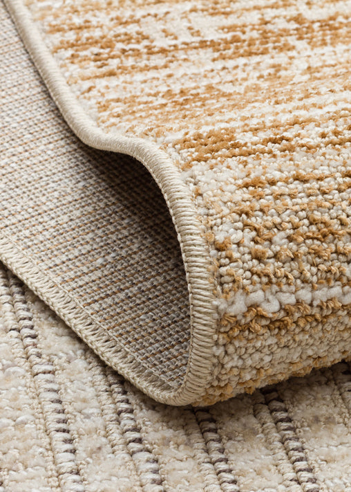 SAHARA SHA 02 Krem Altın halı - 120x180, 160x230, 200x300, 80x150 ölçü seçenekleri