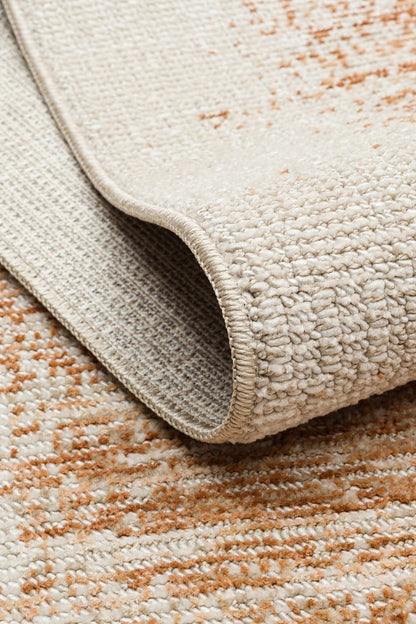 SAHARA SHA 04 Krem Terracotta halı - 120x180, 160x230, 200x300, 80x150 ölçü seçenekleri