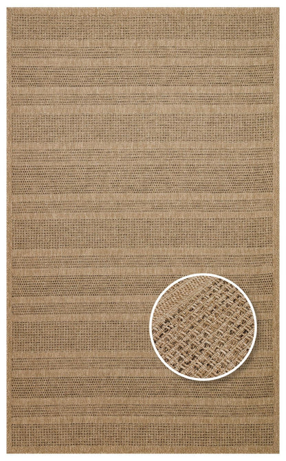 Eko Halı SALDA SLD 01 Naturel Güneş Işığı ve Suya Dayanıklı Jüt Görünümlü Sisal Halı
