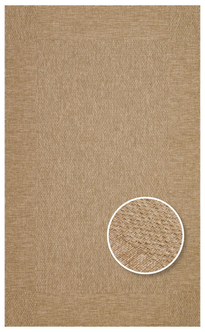 Eko Halı SALDA SLD 06 Naturel Güneş Işığı ve Suya Dayanıklı Jüt Görünümlü Sisal Halı