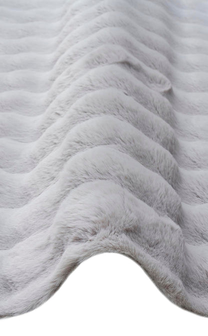 SANDY SND PLAIN Gri halı - Polyester malzemeden üretilmiş