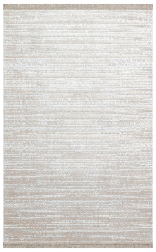 Eko Halı SATEEN ST 09 Bej Altın Hav Toz Vermez Yıkanabilir Kaymaz İnce Dokuma Modern Halı