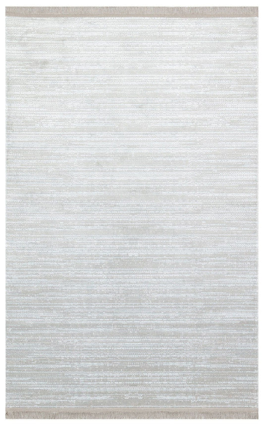 Eko Halı SATEEN ST 09 Gri Hav Toz Vermez Yıkanabilir Kaymaz İnce Dokuma Modern Halı
