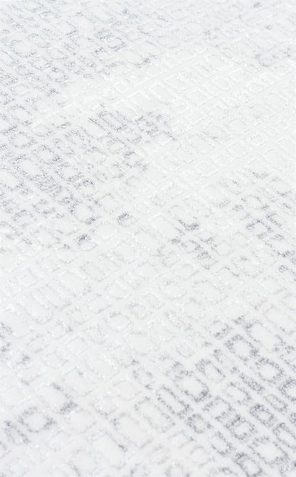 SATEEN ST 108 Krem Gri halı - 80x300, 160x230 ölçü seçenekleri