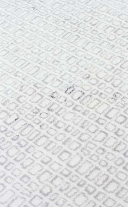 SATEEN ST 108 Krem Gri halı - 6 mm hav yüksekliği