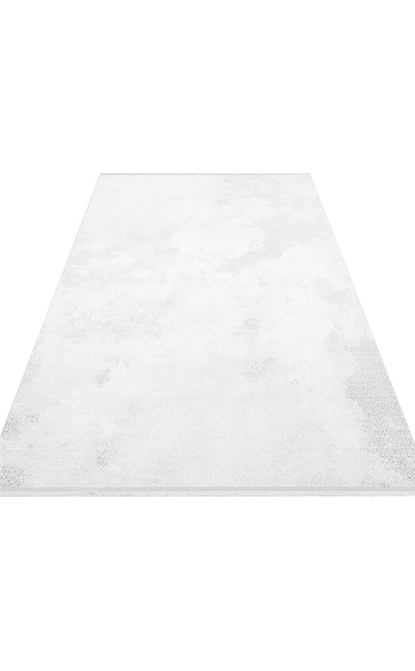 SATEEN ST 108 Krem Gri halı - Saçak kenar bitimli (görünüm 7)