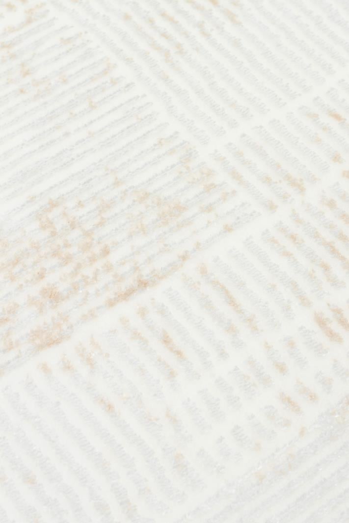 SATEEN ST 23 Krem halı - 6 mm hav yüksekliği