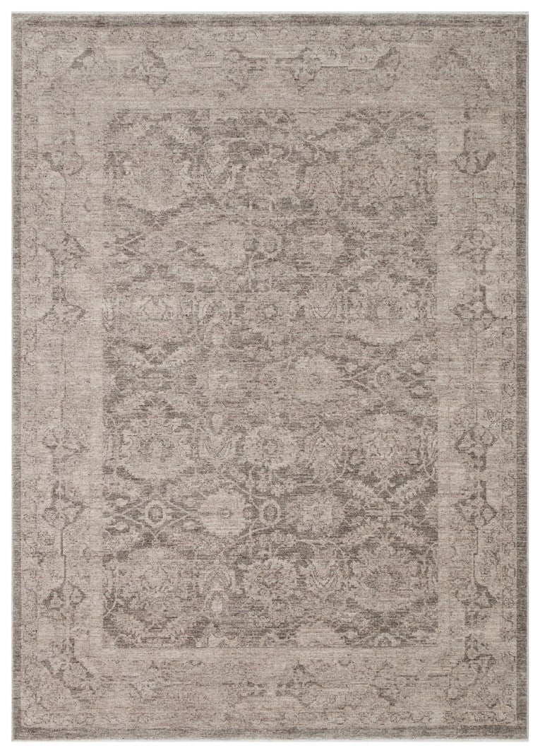 Eko Halı SHIRAZ SHR 01 Gri Vintage Eskitme Desenli Modern Yumuşak Dokulu Makine Halısı