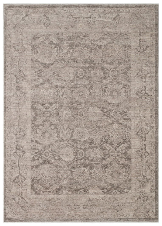 Eko Halı SHIRAZ SHR 01 Gri Vintage Eskitme Desenli Modern Yumuşak Dokulu Makine Halısı