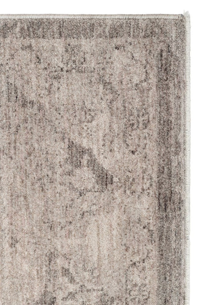 SHIRAZ SHR 01 Gri halı - Polyester malzemeden üretilmiş