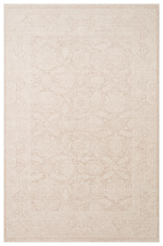 Eko Halı SHIRAZ SHR 01 Krem Vintage Eskitme Desenli Modern Yumuşak Dokulu Makine Halısı