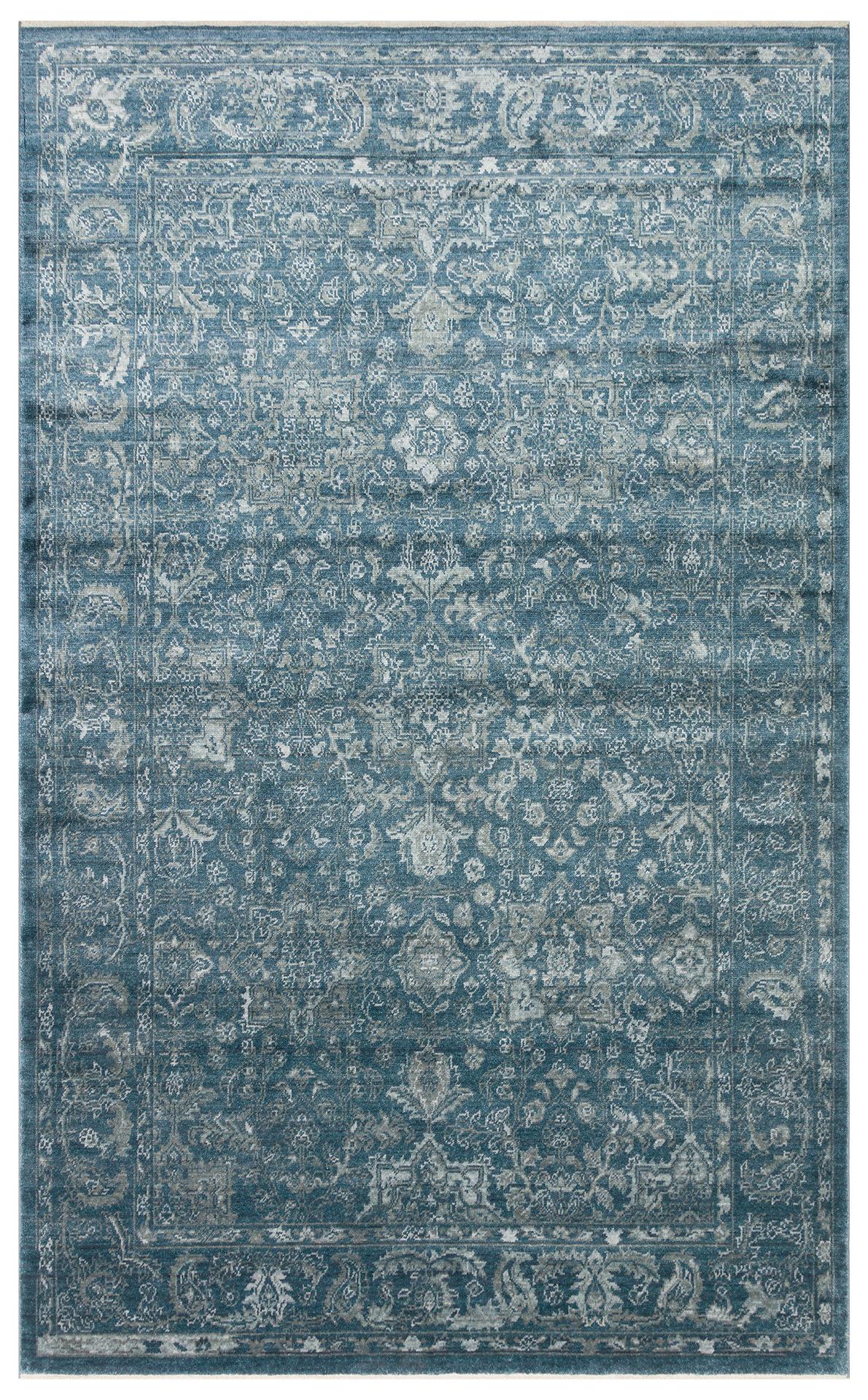 Eko Halı TAFTAN TF 02 Lacivert Pakistan Overdyed Tarzı Özel Hav Vermeyen ve El Emeği ile Özel Tezgahlarda Üretilen Uşak Halısı
