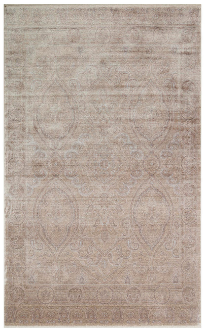 Eko Halı TAFTAN TF 03 Bej Pakistan Overdyed Tarzı Özel Hav Vermeyen ve El Emeği ile Özel Tezgahlarda Üretilen Uşak Halısı