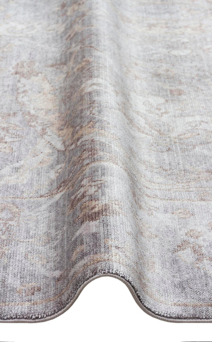 TAFTAN TF 07 Gri Antrasit halı - Lyocell ( TENCEL™ ) malzemeden üretilmiş