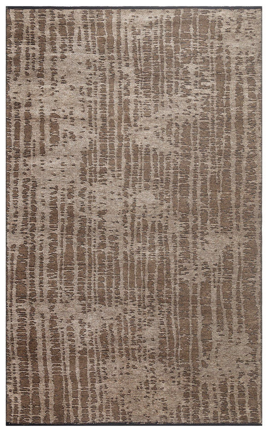 Eko Halı TRIBAL XW TRB 10 Vizon Yıkanabilir Vintage Desenli Modern İnce Dokuma Halı