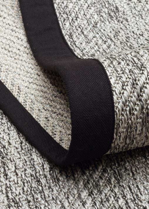 VENTURA SISAL VNT 2704 Gri Siyah halı - 100x200, 100x300, 120x180, 160x230 ölçü seçenekleri (görünüm 4)
