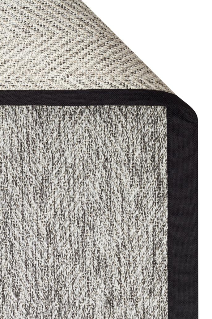 VENTURA SISAL VNT 2704 Gri Siyah halı - 100x200, 100x300, 120x180, 160x230 ölçü seçenekleri (görünüm 5)