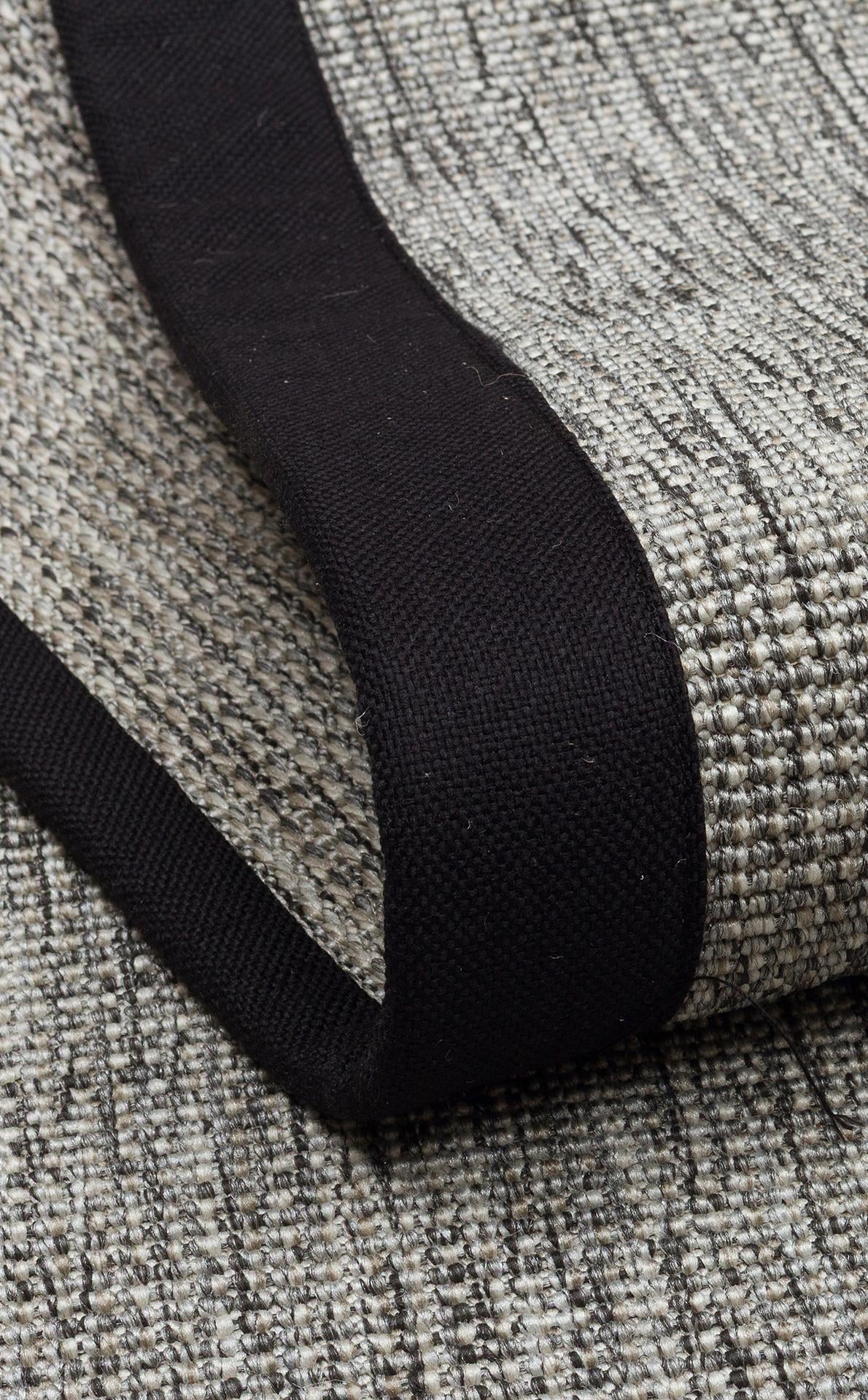 VENTURA SISAL VNT 2705 Gri Siyah halı - 100x200, 100x300, 120x180, 160x230 ölçü seçenekleri
