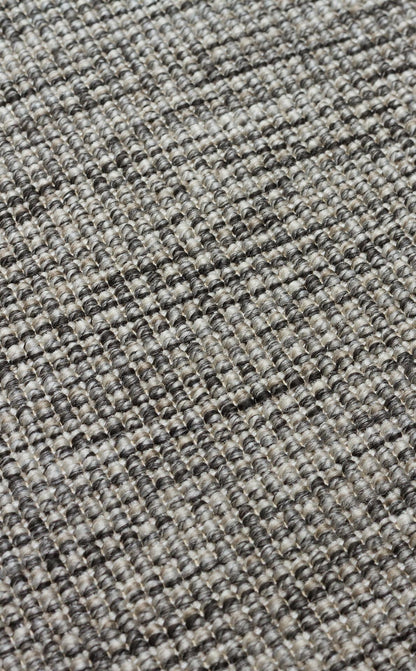 VENTURA SISAL VNT 2705 Gri Siyah halı - havsız düz dokuma