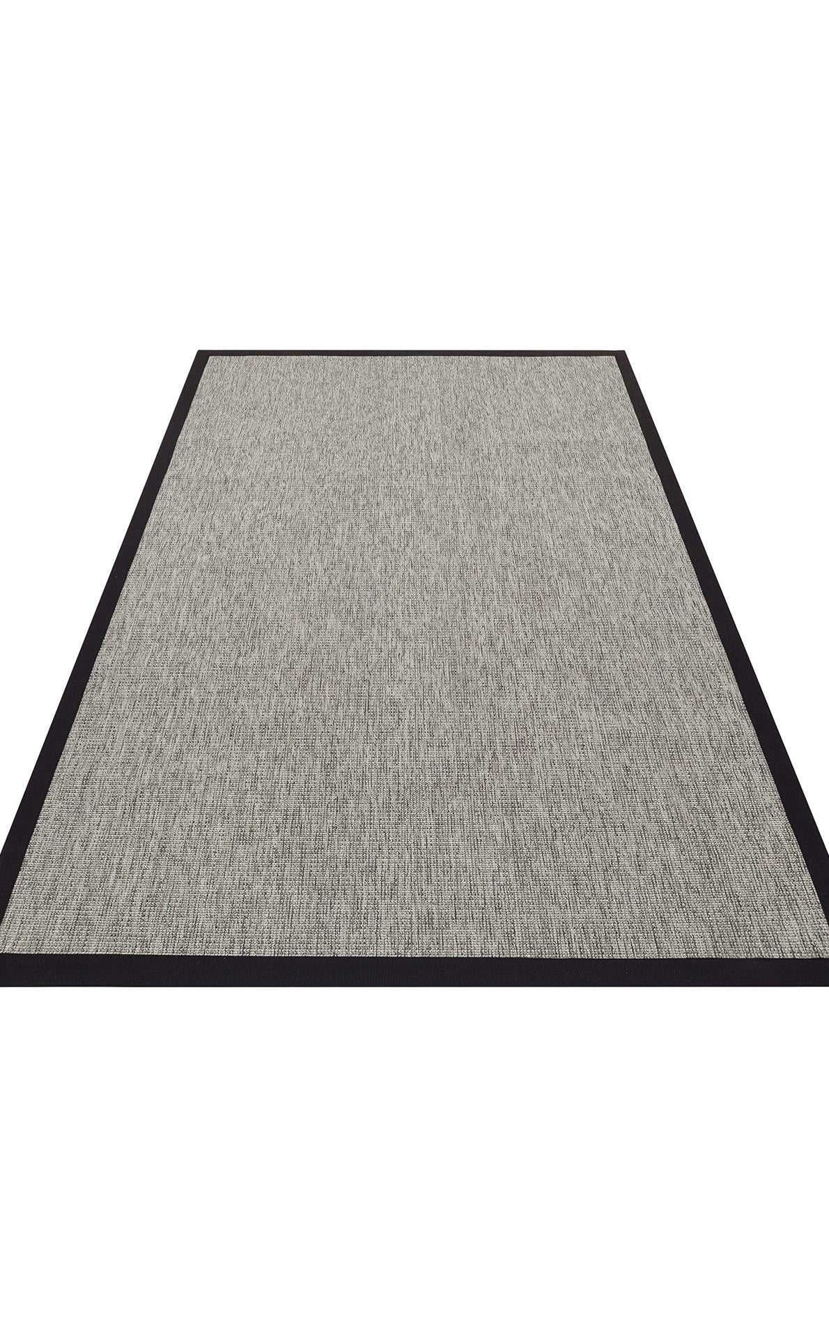 VENTURA SISAL VNT 2705 Gri Siyah halı - 100x200, 100x300, 120x180, 160x230 ölçü seçenekleri (görünüm 6)