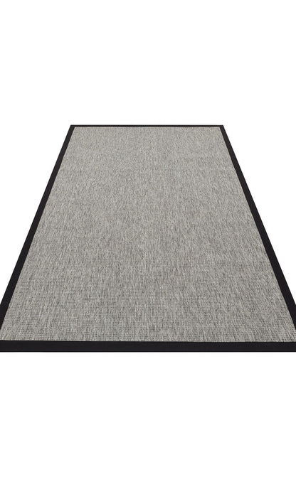 VENTURA SISAL VNT 2705 Gri Siyah halı - 100x200, 100x300, 120x180, 160x230 ölçü seçenekleri (görünüm 6)