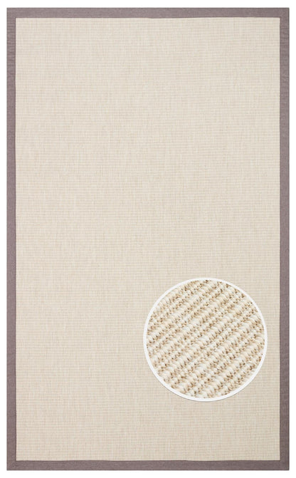 Eko Halı VENTURA SISAL VNT 2706 Krem Mouse İç ve Dış Mekan Kullanımına Uygun Hav Vermeyen Kolay Temizlenebilir Sisal Görünümlü Halı