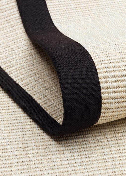 VENTURA SISAL VNT 2706 Krem Siyah halı - 100x200, 100x300, 120x180, 160x230 ölçü seçenekleri (görünüm 3)