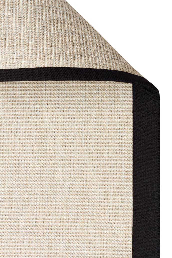 VENTURA SISAL VNT 2706 Krem Siyah halı - 100x200, 100x300, 120x180, 160x230 ölçü seçenekleri (görünüm 5)