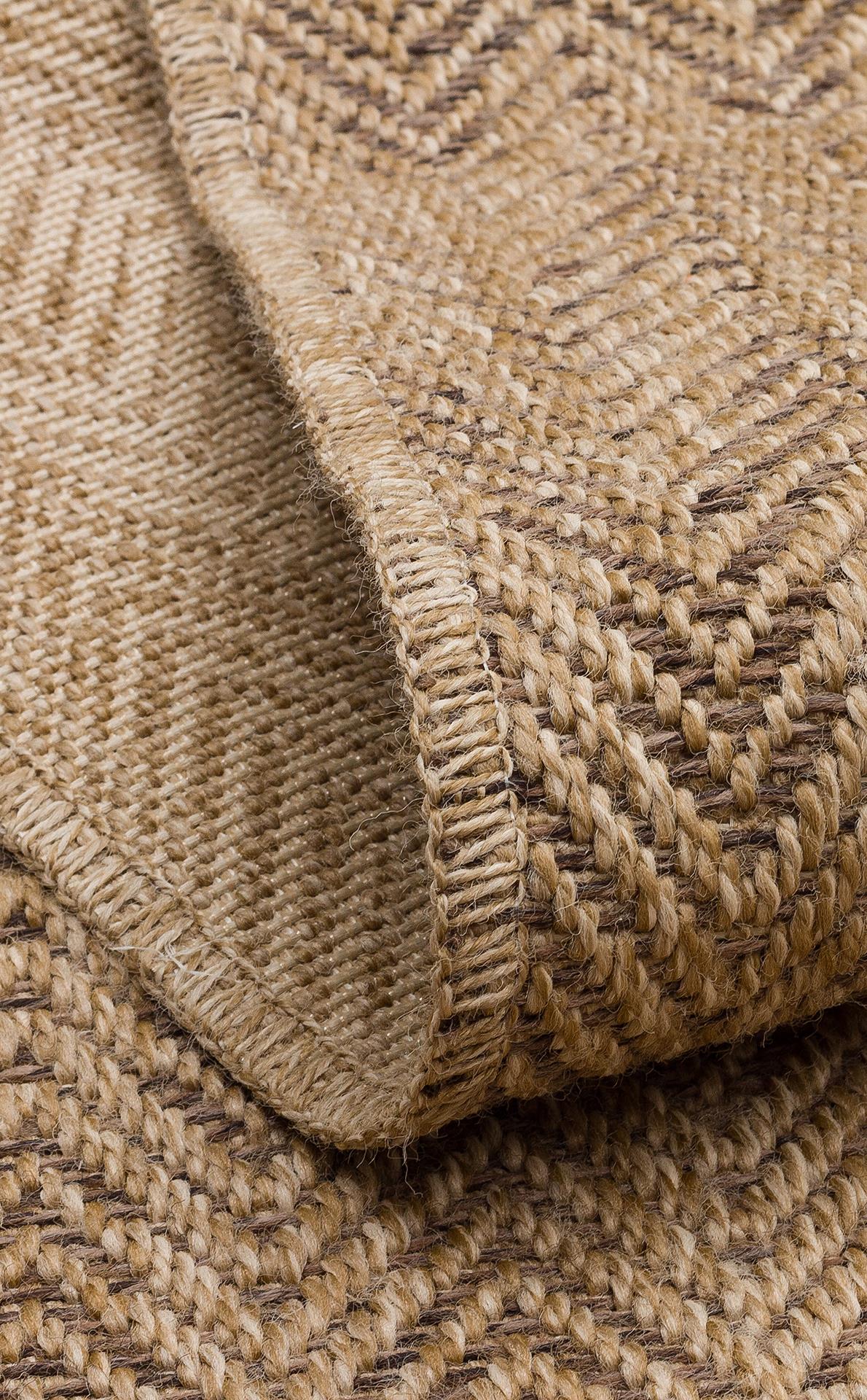 VENTURA XW VNT 02 Naturel Mocha halı - Overlok kenar bitimli