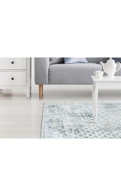 VERONA VR 10 Krem Gri halı - Viskon ve Polyester malzemeden üretilmiş