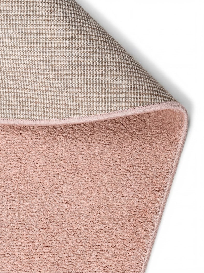 ZEN AMORF 01 Pembe halı - Micro Polyester malzemeden üretilmiş
