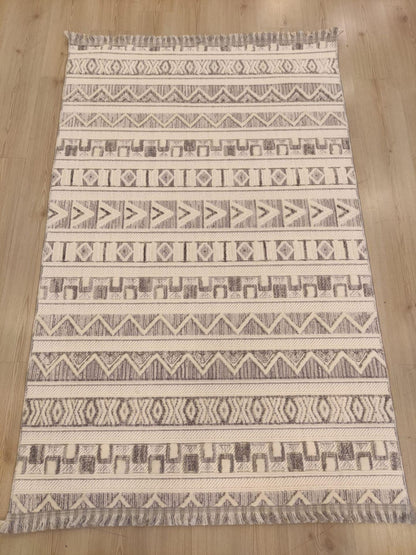 Jusco Halı Palmiye 093C İskandinav Tarzı Halı (İstediğiniz Ölçüde Yapılır)