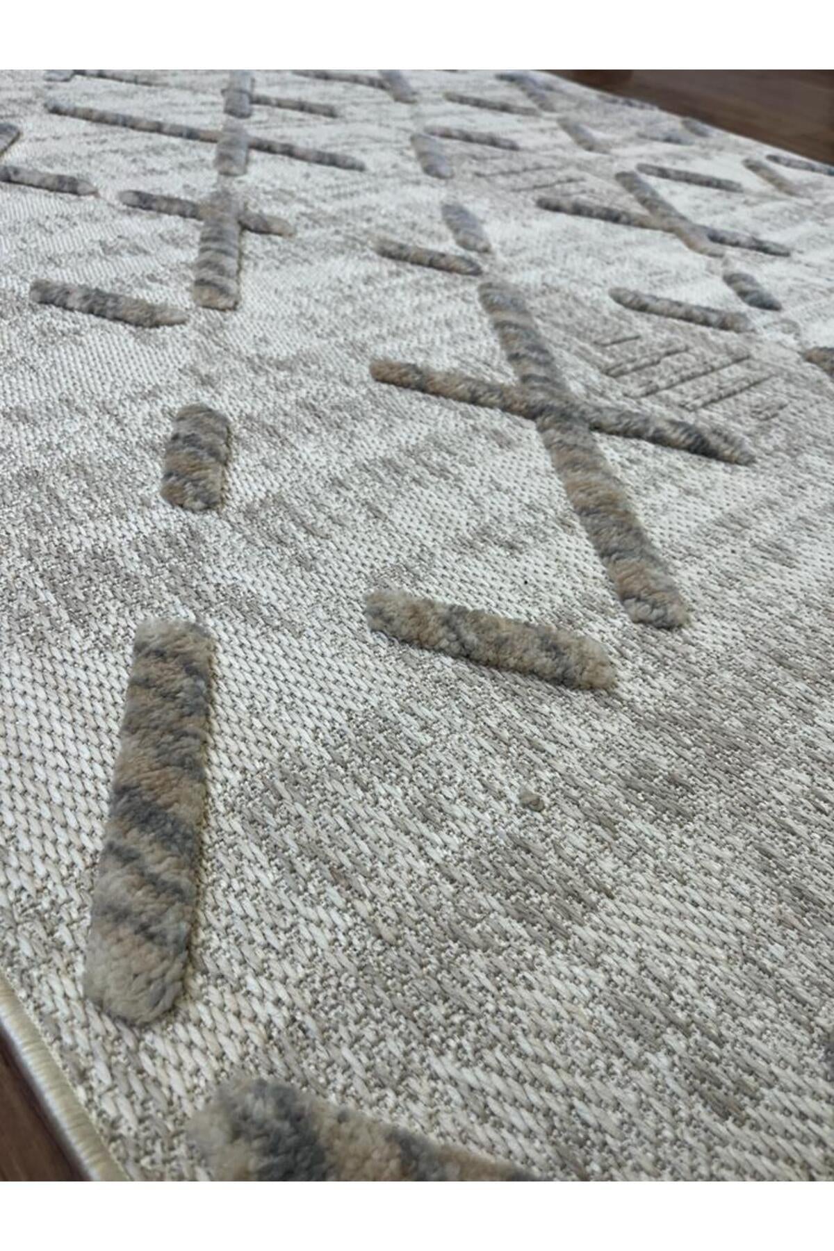 Jusco Halı Palmiye 92A İskandinav Tarzı Halı (İstediğiniz Ölçüde Yapılır)