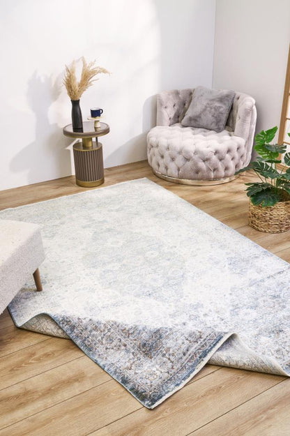 Apex Halı Heriz 8215 Mavi – görsel 6