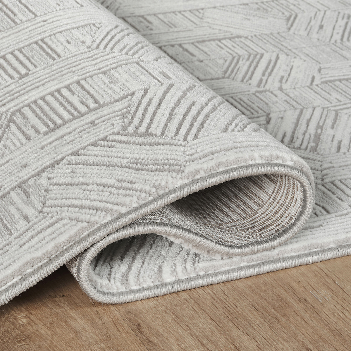 Kaşmir Halı 7/24 Sahara Softline Aura Gri – görsel 5
