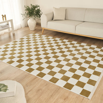 Kaşmir Halı 7/24 Sahara Softline Elen Altın