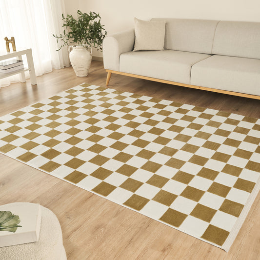 Kaşmir Halı 7/24 Sahara Softline Elen Altın