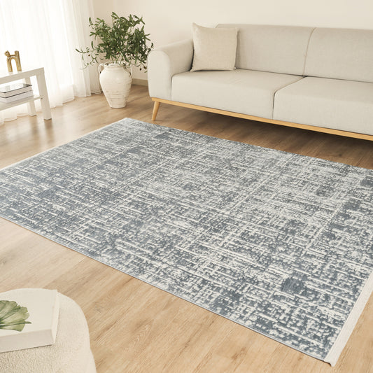 Kaşmir Halı 7/24 Sahara Softline Nest Mavi