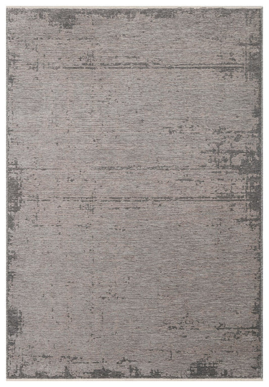 Eko Halı Liza Kilim LIZ 05 Gri Hav Toz Vermez Kaymaz Tabanlı Yıkanabilir Düz Renk Kilim - görsel 1