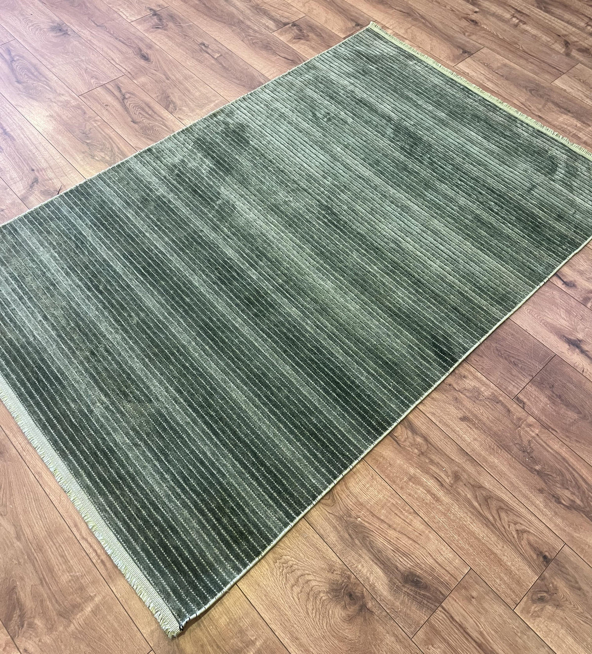 Luxess Halı Cool Kilim 402 Yeşil Yıkanabilir Halı