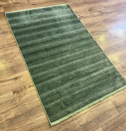 Luxess Halı Cool Kilim 402 Yeşil Yıkanabilir Halı