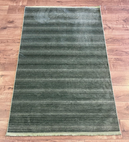 Luxess Halı Cool Kilim 402 Yeşil Yıkanabilir Halı