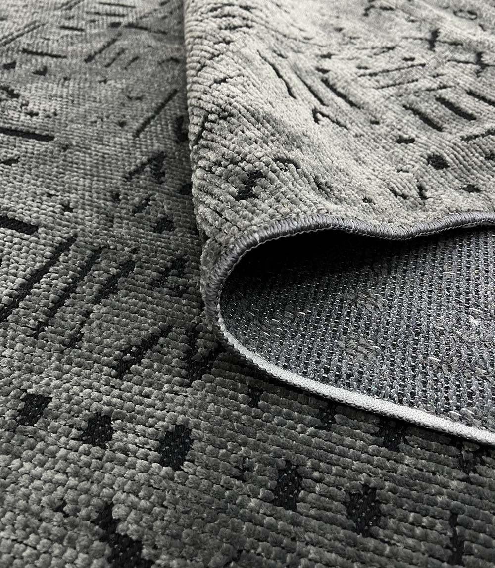 Luxess Halı Cool Kilim 403 Antrasit Yıkanabilir Halı