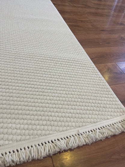 Luxess Halı Dizayn 1063 Krem Dekoratif İskandinav Halı