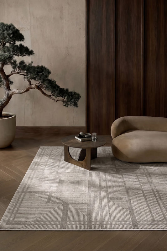 Apex Halı Mono Luxe 4031 Gri