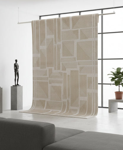 Apex Halı Mono Luxe 4033 Vizon – görsel 3